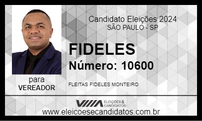 Candidato FIDELES 2024 - SÃO PAULO - Eleições