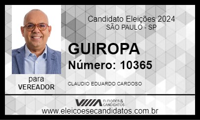 Candidato GUIROPA 2024 - SÃO PAULO - Eleições