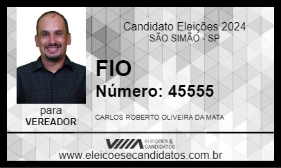 Candidato FIO 2024 - SÃO SIMÃO - Eleições