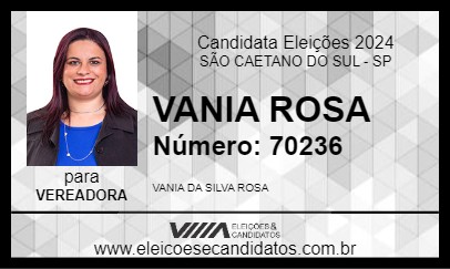 Candidato VANIA ROSA 2024 - SÃO CAETANO DO SUL - Eleições