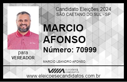 Candidato MARCIO AFONSO 2024 - SÃO CAETANO DO SUL - Eleições