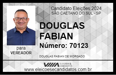 Candidato DOUGLAS FABIAN 2024 - SÃO CAETANO DO SUL - Eleições