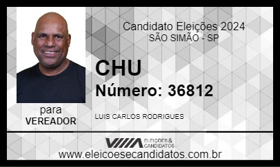 Candidato CHU 2024 - SÃO SIMÃO - Eleições