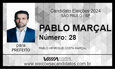 Candidato PABLO MARÇAL 2024 - SÃO PAULO - Eleições