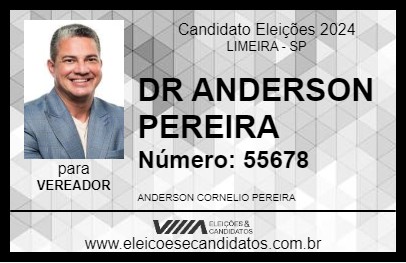 Candidato DR ANDERSON PEREIRA 2024 - LIMEIRA - Eleições