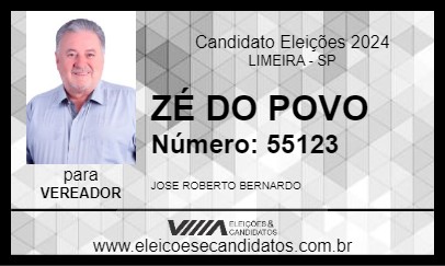 Candidato ZÉ DO POVO 2024 - LIMEIRA - Eleições