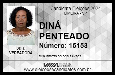 Candidato DINÁ PENTEADO 2024 - LIMEIRA - Eleições