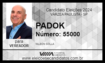 Candidato PADOK 2024 - VÁRZEA PAULISTA - Eleições