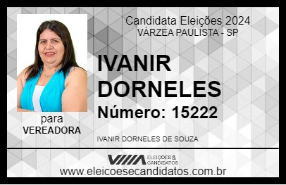 Candidato IVANIR DORNELES 2024 - VÁRZEA PAULISTA - Eleições