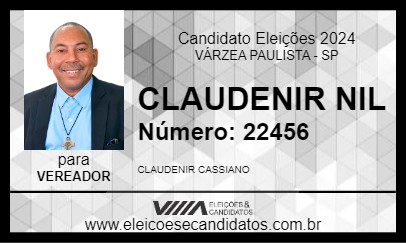 Candidato CLAUDENIR NIL 2024 - VÁRZEA PAULISTA - Eleições