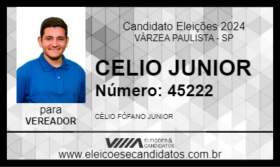 Candidato CELIO JUNIOR 2024 - VÁRZEA PAULISTA - Eleições