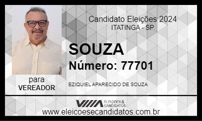 Candidato SOUZA 2024 - ITATINGA - Eleições