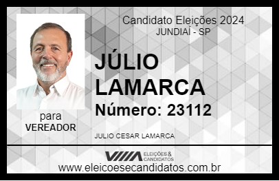 Candidato JÚLIO LAMARCA 2024 - JUNDIAÍ - Eleições