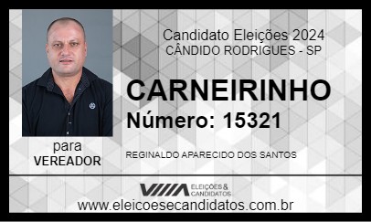 Candidato CARNEIRINHO 2024 - CÂNDIDO RODRIGUES - Eleições