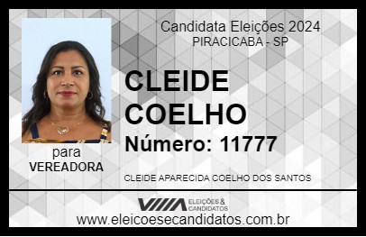 Candidato CLEIDE COELHO 2024 - PIRACICABA - Eleições