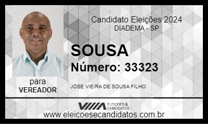 Candidato SOUSA 2024 - DIADEMA - Eleições