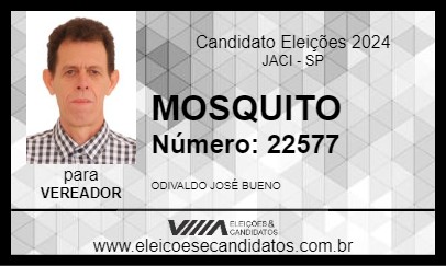 Candidato MOSQUITO 2024 - JACI - Eleições