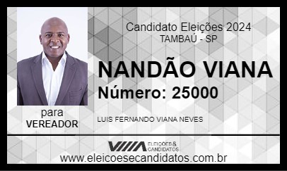 Candidato NANDÃO VIANA 2024 - TAMBAÚ - Eleições