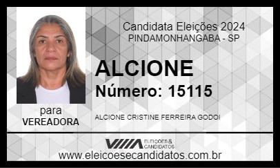 Candidato ALCIONE 2024 - PINDAMONHANGABA - Eleições