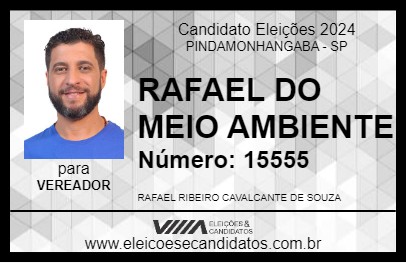 Candidato RAFAEL DO MEIO AMBIENTE 2024 - PINDAMONHANGABA - Eleições