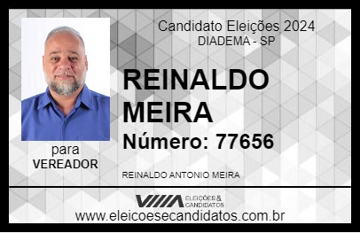 Candidato REINALDO MEIRA 2024 - DIADEMA - Eleições