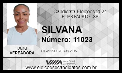 Candidato SILVANA 2024 - ELIAS FAUSTO - Eleições