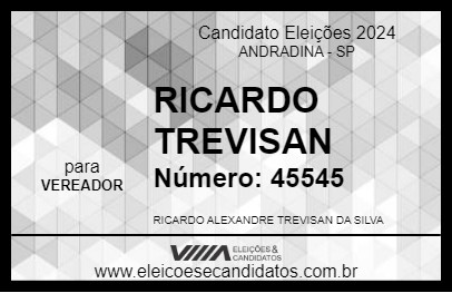 Candidato RICARDO TREVISAN 2024 - ANDRADINA - Eleições