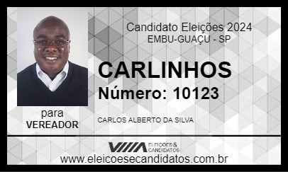 Candidato CARLINHOS 2024 - EMBU-GUAÇU - Eleições