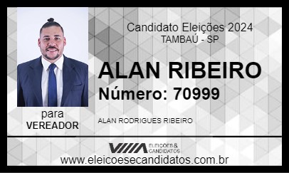 Candidato ALAN RIBEIRO 2024 - TAMBAÚ - Eleições