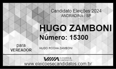 Candidato HUGO ZAMBONI 2024 - ANDRADINA - Eleições