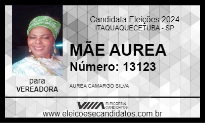 Candidato MÃE AUREA 2024 - ITAQUAQUECETUBA - Eleições