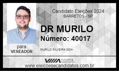 Candidato DR MURILO 2024 - BARRETOS - Eleições