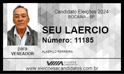 Candidato SEU LAERCIO 2024 - BOCAINA - Eleições