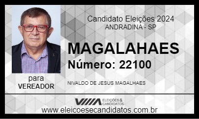 Candidato MAGALHÃES 2024 - ANDRADINA - Eleições