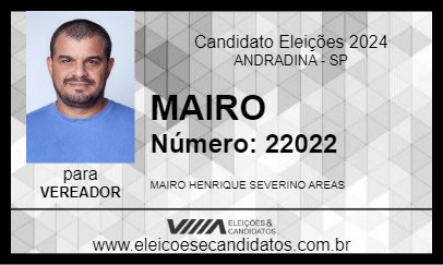 Candidato MAIRO 2024 - ANDRADINA - Eleições