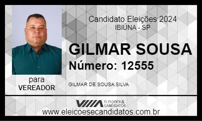 Candidato GILMAR SOUSA 2024 - IBIÚNA - Eleições