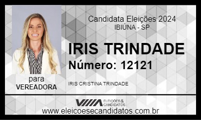 Candidato IRIS TRINDADE 2024 - IBIÚNA - Eleições