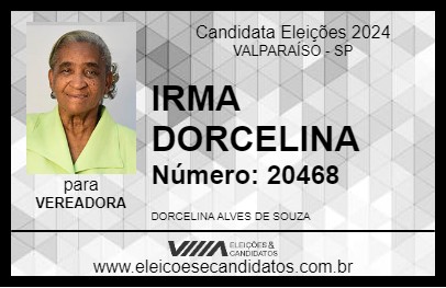 Candidato IRMA DORCELINA 2024 - VALPARAÍSO - Eleições