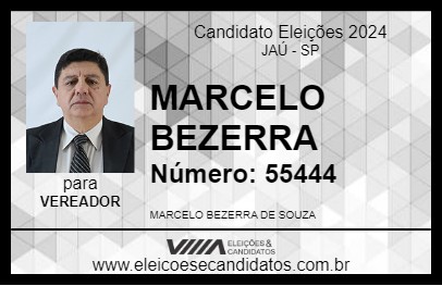 Candidato MARCELO BEZERRA 2024 - JAÚ - Eleições