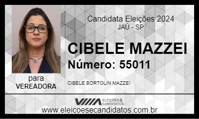 Candidato CIBELE MAZZEI 2024 - JAÚ - Eleições