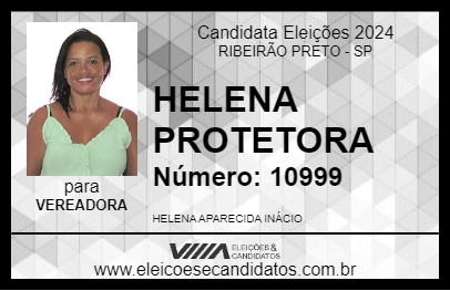 Candidato HELENA PROTETORA 2024 - RIBEIRÃO PRETO - Eleições