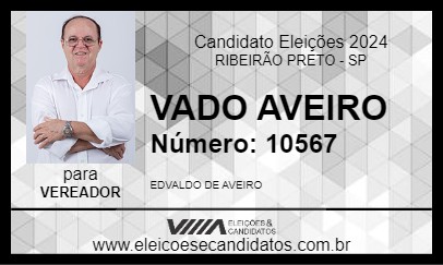 Candidato VADO AVEIRO 2024 - RIBEIRÃO PRETO - Eleições