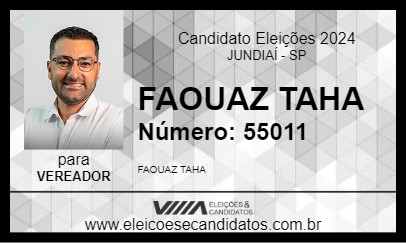 Candidato FAOUAZ TAHA 2024 - JUNDIAÍ - Eleições