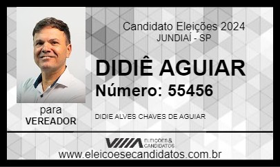 Candidato DIDIÊ AGUIAR 2024 - JUNDIAÍ - Eleições