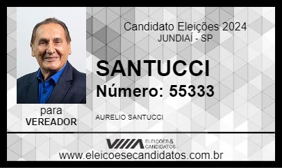 Candidato SANTUCCI 2024 - JUNDIAÍ - Eleições