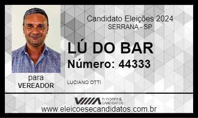 Candidato LÚ DO BAR 2024 - SERRANA - Eleições