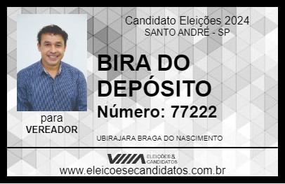 Candidato BIRA DO DEPÓSITO 2024 - SANTO ANDRÉ - Eleições