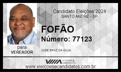 Candidato FOFÃO 2024 - SANTO ANDRÉ - Eleições