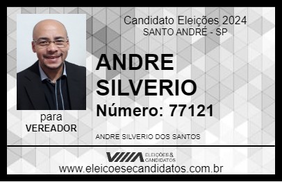 Candidato ANDRE SILVERIO 2024 - SANTO ANDRÉ - Eleições