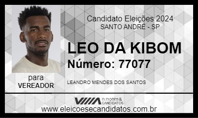 Candidato LEO DA KIBOM 2024 - SANTO ANDRÉ - Eleições